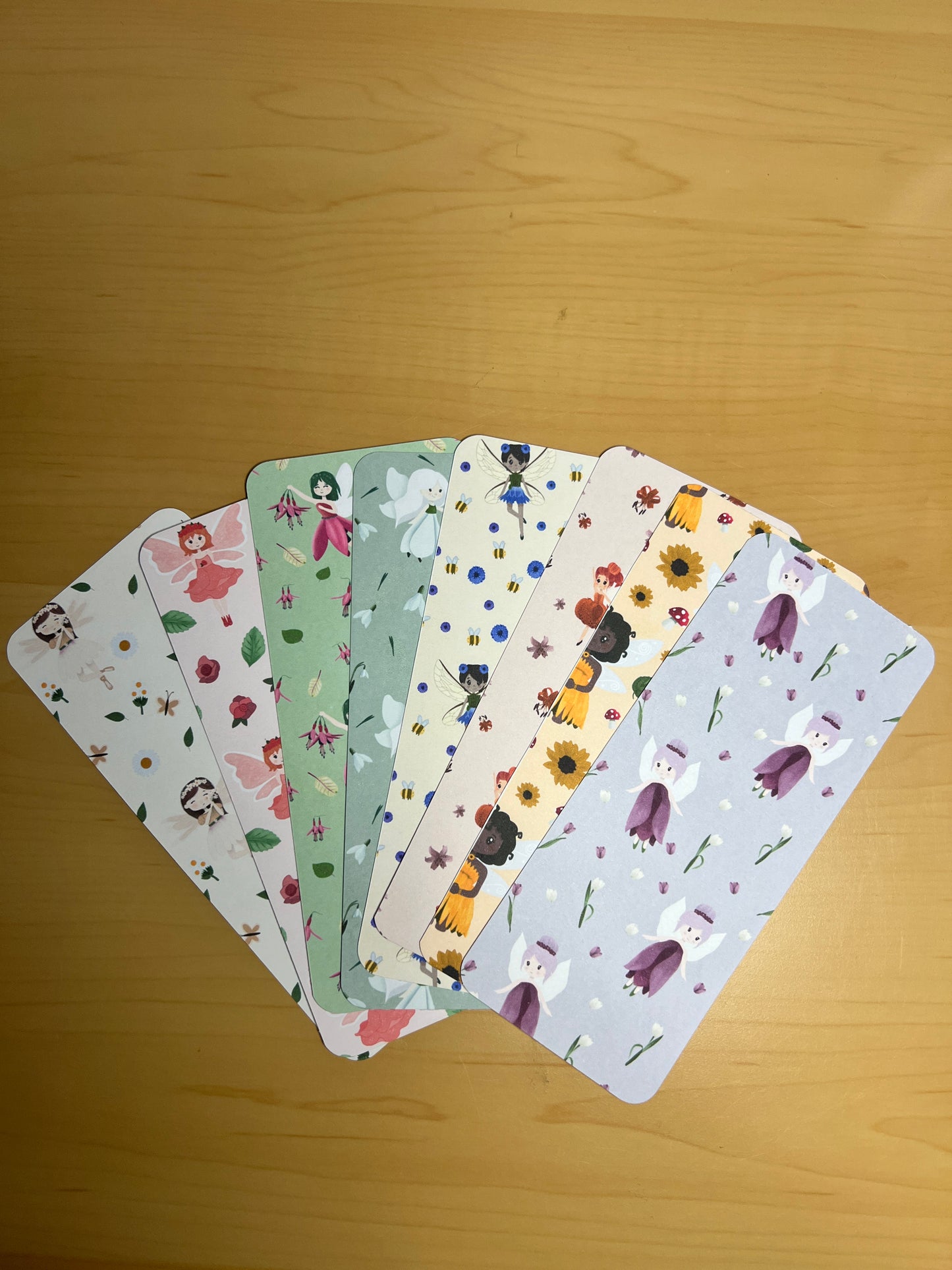 Tiger Lily Flower Fairy Bookmark