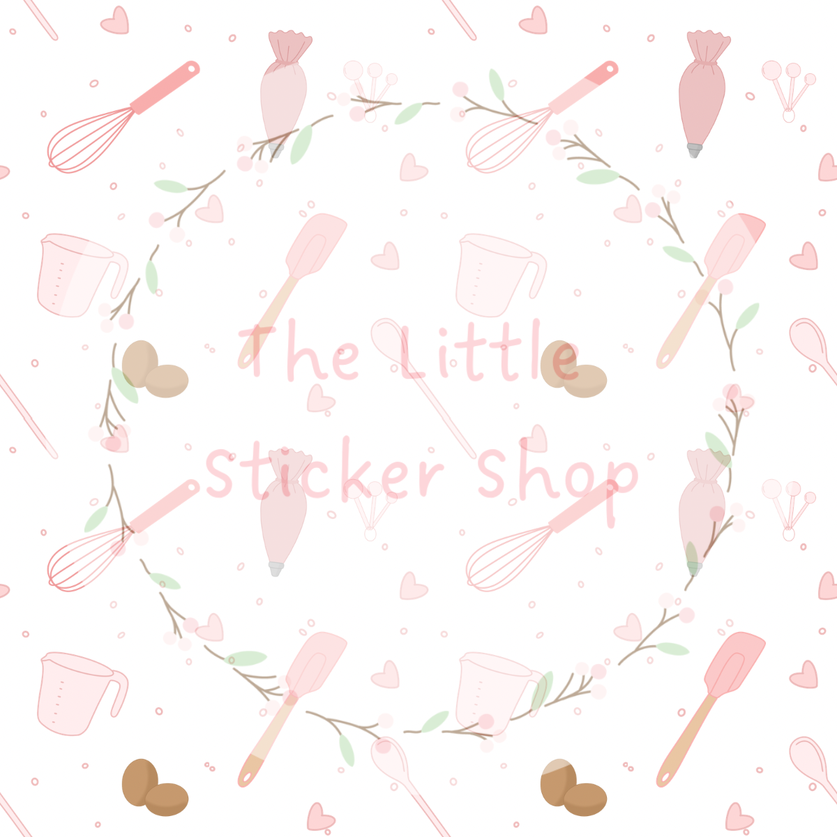 Baking Collection Digital Download – Seamless Baking Patterns (3 Designs)