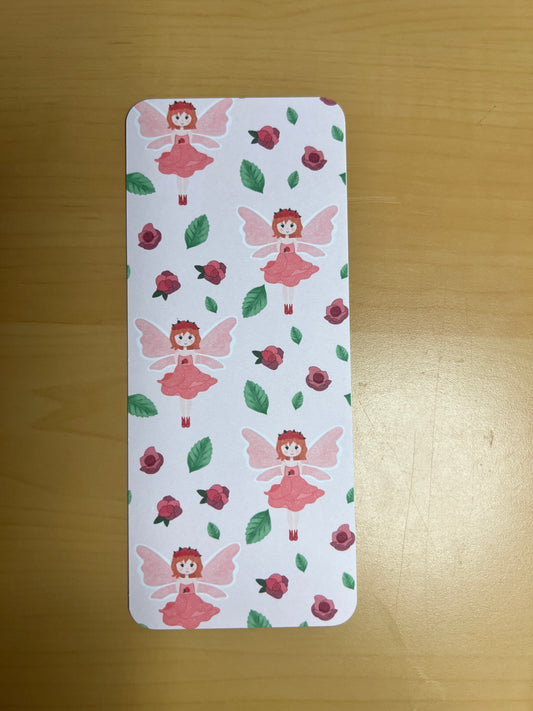 Rose Flower Fairy Bookmark