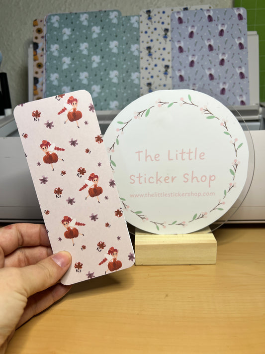 Tiger Lily Flower Fairy Bookmark