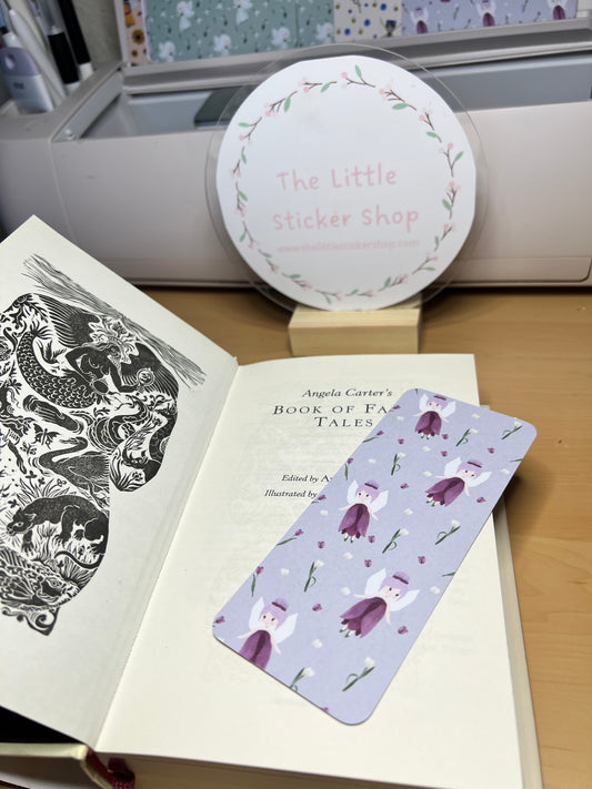 Tulip Fairy Flower Bookmark