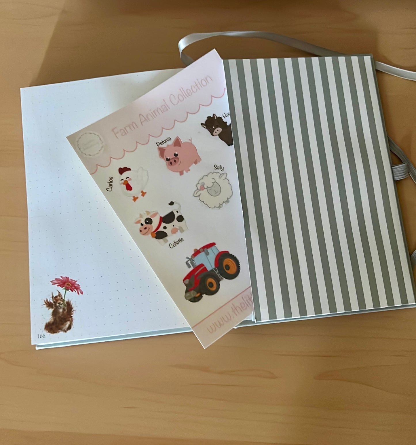 Farm Animals Sticker Sheet - Cute Cow, Pig, Sheep & More