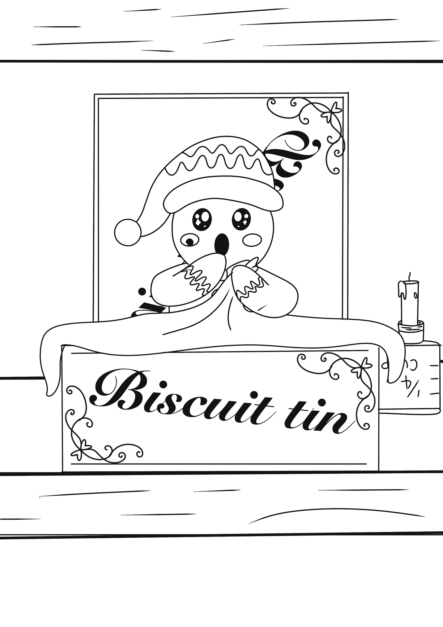 The Tale of Little Jack Ginger – Christmas Colouring Story Book