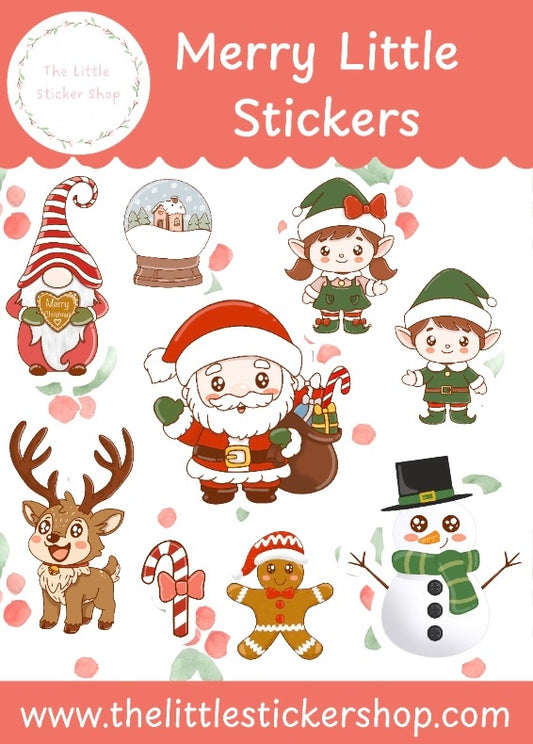 Merry Little Stickers - Cute Christmas Stickers